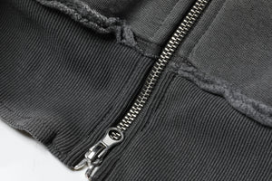 Grey Chenille Hoodie