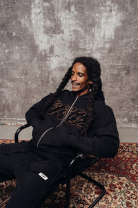 Black Destroy Joggers