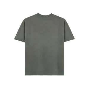 Green Puff Print Logo Tee