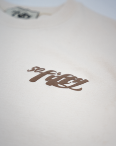 Sail Brown Puff Print Logo Tee