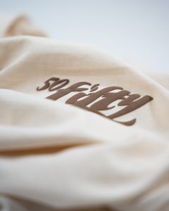 Sail Brown Puff Print Logo Tee